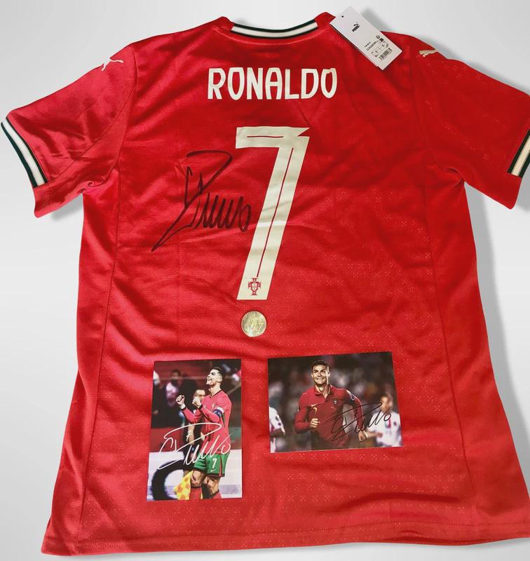 Signed CR7 Cristiano Ronaldo Portugal Jersey + Declaration+extras