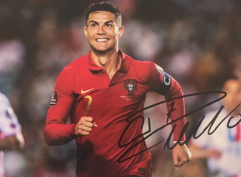 Signed CR7 Cristiano Ronaldo Portugal Jersey + Declaration+extras