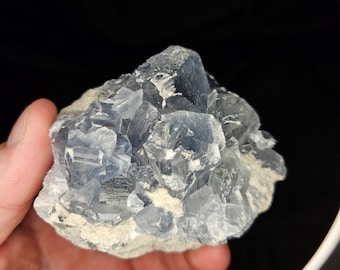 Celestite Crystal Deep Blue