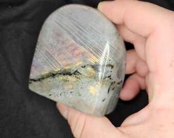 Labradorite Free Form with Orange Gold Flashes