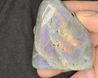 Labradorite Free Form 4 piece Lot Super Flashy
