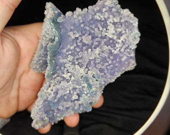 Grape Agate Crystal Large