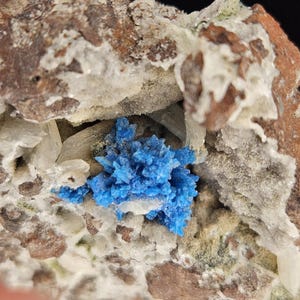Cavansite Crystal Mineral on Matrix