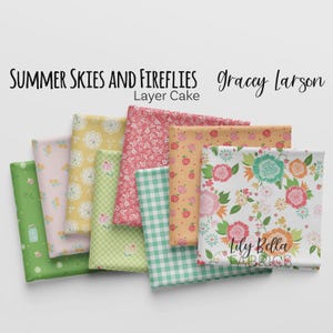 Cielos de verano y luciérnagas, apilador de 10 pulgadas de Riley Blake Designs 10-16370-42