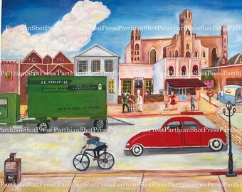 Nostalgia Oil Painting Print on Fine Art Paper
