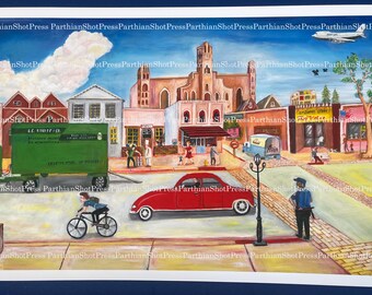 Nostalgia Print of Oil Painting 8 by 5