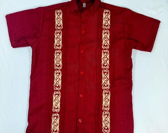 Boy’s Mexican Authentic Embroidered Dress Shirt