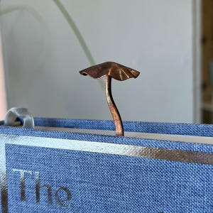 Recycled Copper Mushroom Bookmark
