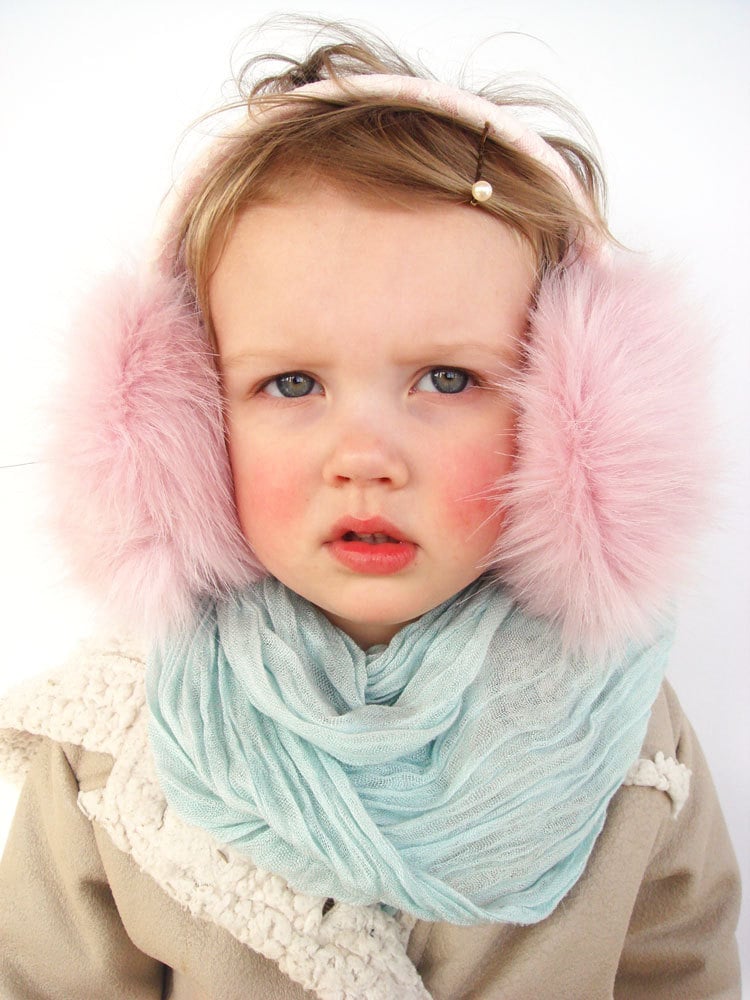 Boys and Girls Snow Wear Christmas Series Imitation Rabbit Hair Childrens Bib Winter Warm Scarf Costume Accessories