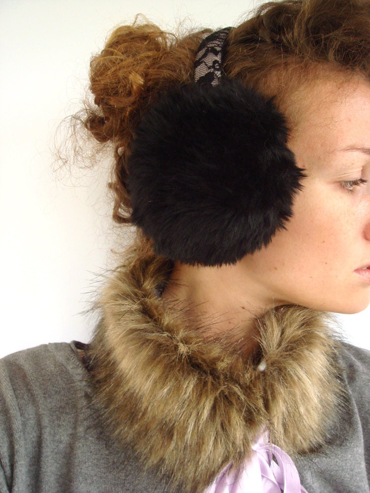 Ear muffs winter accessory for girl pink earmuff Christmas Etsy