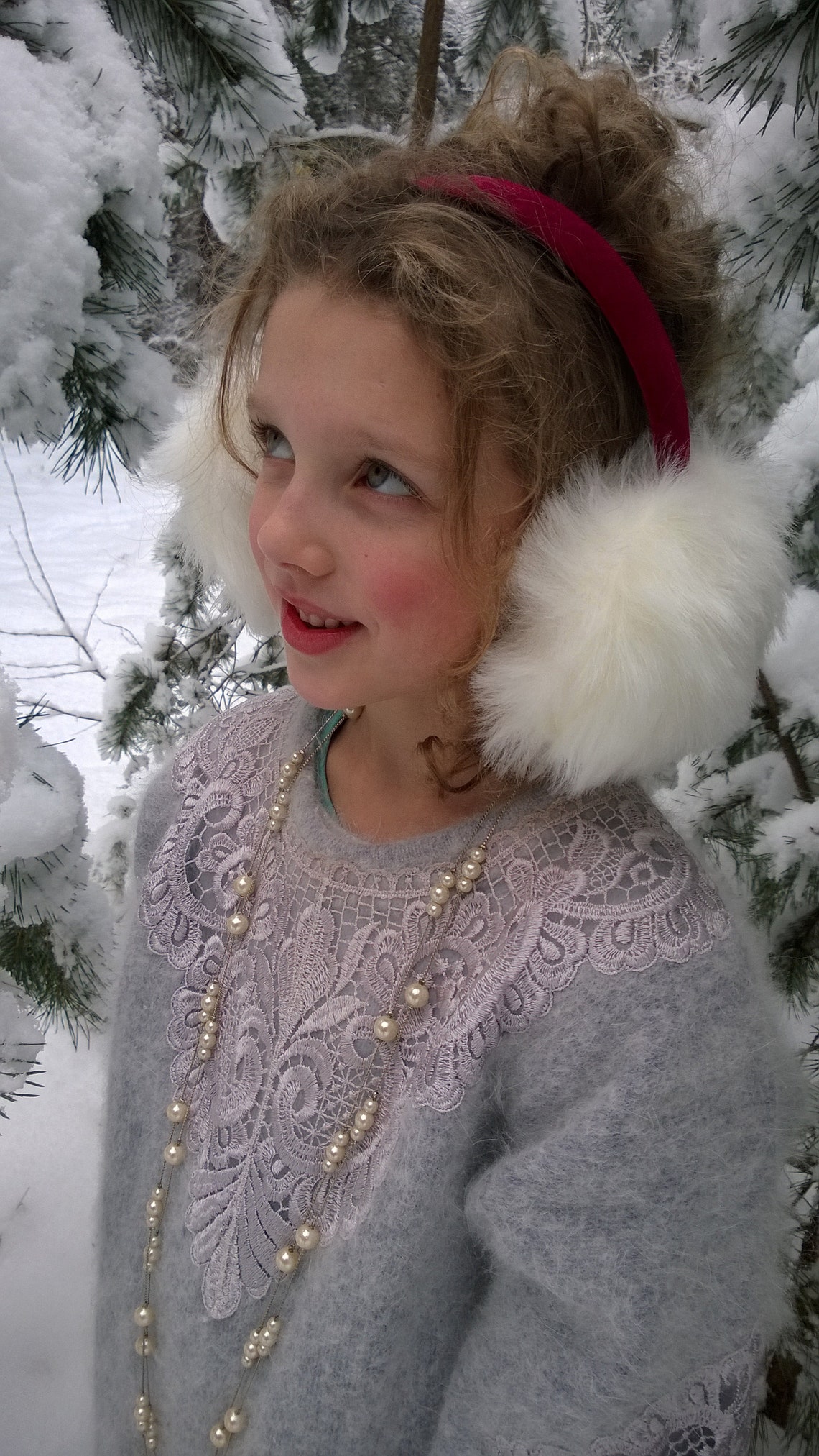 Kids Earmuffs Toddler Girl Earwarmer Winter Accessory Cute Etsy