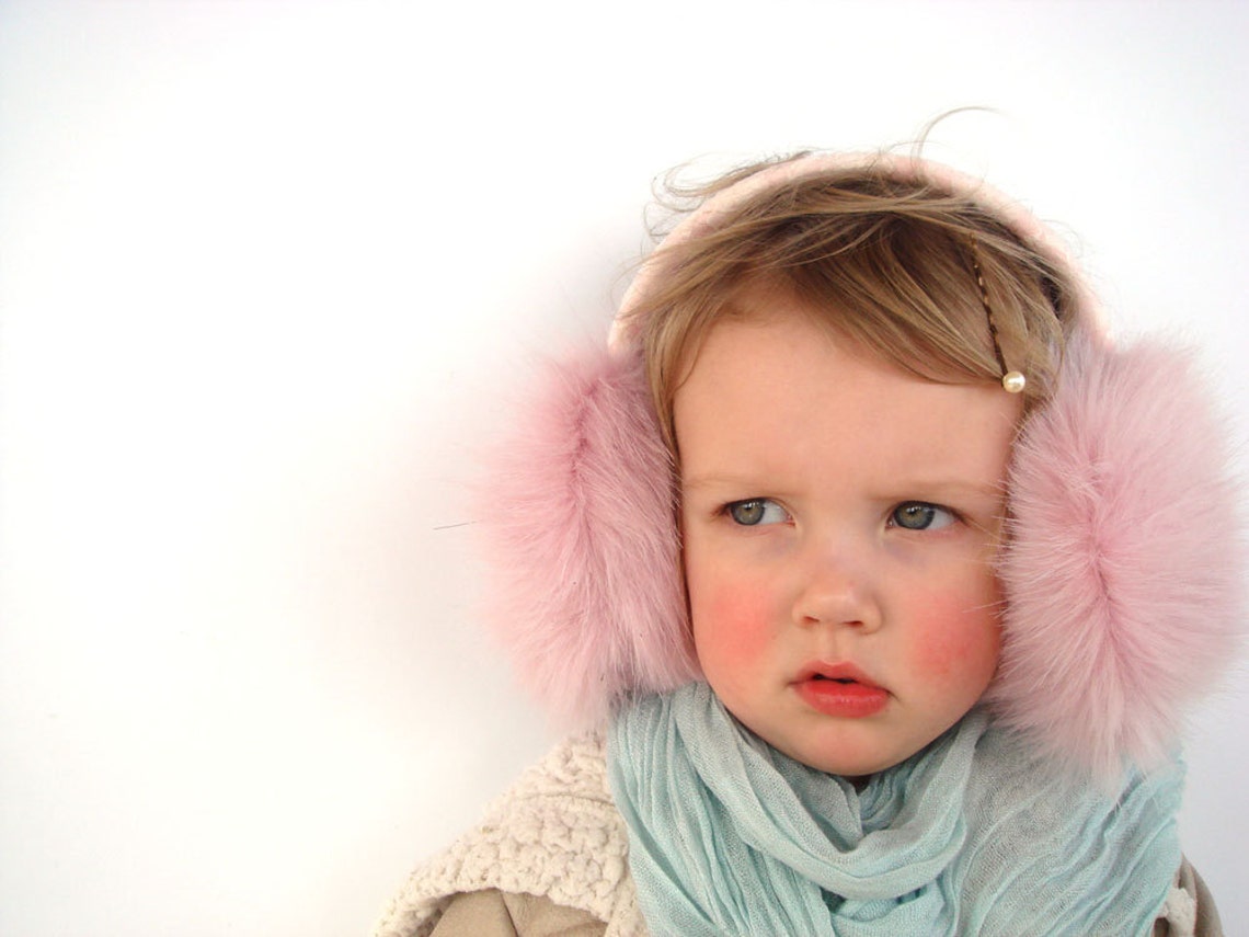 Ear Muffs Winter Accessory for Girl Pink Earmuff Christmas Etsy