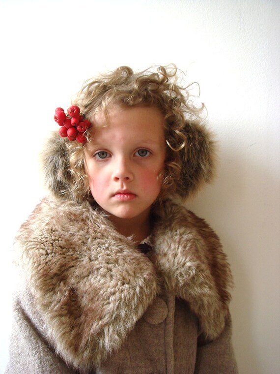 faux fur earmuffs Christmas gift winter earmuff soft earmuffs brown earmuff warm earmuff Earmuffs for adults children