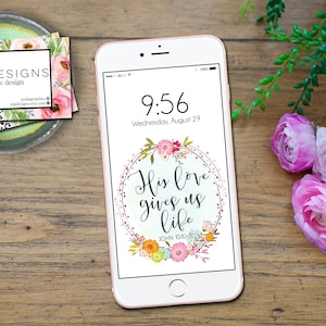 Phone Wallpaper, iphone Wallpapers, Motivational Sayings, Lock Screen Wallpaper, Cell Phone Wallpaper, Bible Verse, Instant Download