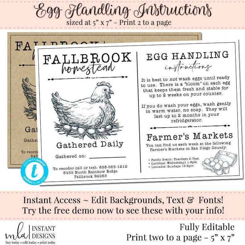egg-handling-instructions-editable-egg-carton-label-farmers-etsy-canada