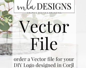 Request a Vector File of your DIY Logo from Corjl