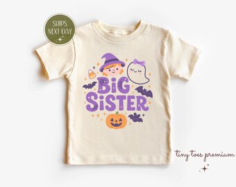 Faire-part Grande soeur : t-shirt fait main pour tout-petit, cadeau pour un nouveau-né