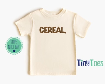 Cereal Baby Onesie: Funny Breakfast Shirt, Foodie Gift