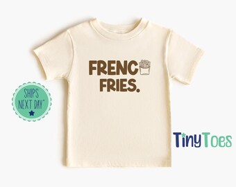 French Fries Baby Shirt, Funny Food Toddler Tee