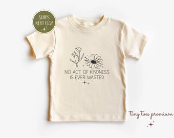 Camiseta infantil "Bondad": mensaje positivo, regalo de empatía