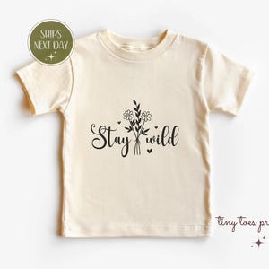 Stay Wild Kids T-Shirt, Adventure Youth Tee, Free Spirit Baby Onesie, Nature Lover Toddler Sweatshirt Gift, Stay Wild Toddler Tee