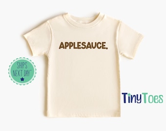Apples Baby Onesie: Funny Fruit Toddler Tee, Sweet Fall Design