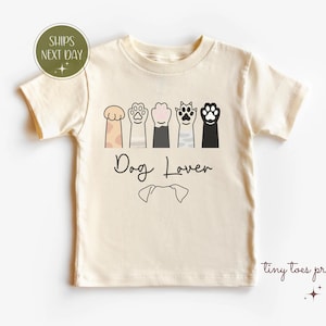 Dog Paws Kids Shirt, Dog Lover Toddler Shirt, Pet Kids Shirt, Kids Gift Shirt, Cute Puppy Shirt for Little Pet, Dog Kids Shirt, Dog Ears Tee