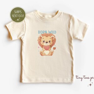 Born Wild Baby Onesie, Toddler Tee, Youth T-Shirt, Funny Kids Shirt, Cute Wild Child Tee, Sarcastic Baby Gift, Animal Themed Tee