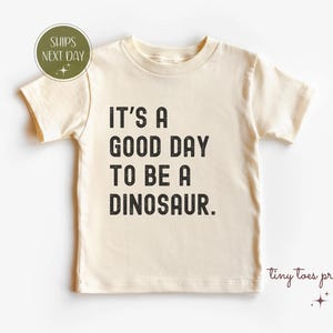 Dinosaur Kids T-Shirt: Happy Dino Baby Onesie, Positive Youth Tee