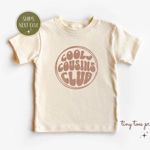 Cool Cousins Club Black T-Shirt, Kids Cousins Graphic Tee, Family Reunion Outfit, Retro Style Shirt, Cousin Crew Kids Shirt, Cousin Crew