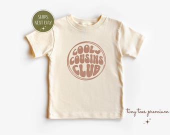Cousins Club Cotton T-Shirt, Retro Graphic Tee