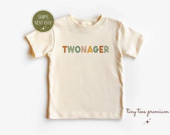 Second Birthday Shirt: Handmade Two T-Shirt - 2nd Birthday Outfit