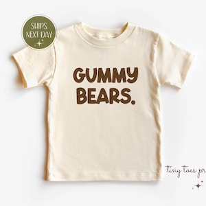 Gummy Bears Toddler Tee, Bear-y Sweet Baby Shirt, Colorful Candy Baby Onesie, Funny Baby Sweatshirt, Foodie Baby Gift, Sweet Snack Design