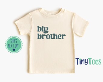 T-shirt Annuncio Gravidanza Stampata Bambino Promoted To Big Brother - Foto 6