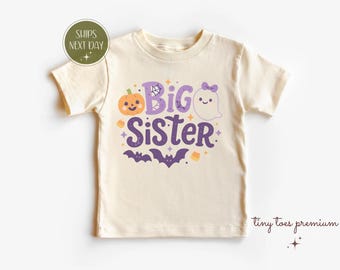 Faire-part Grande soeur : t-shirt fait main pour tout-petit, cadeau pour un nouveau-né