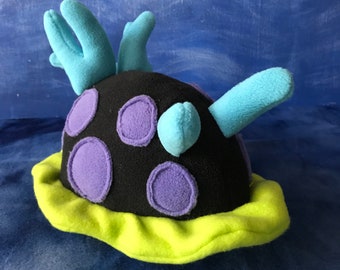 Black Sea Slug, Nudibranch Plush