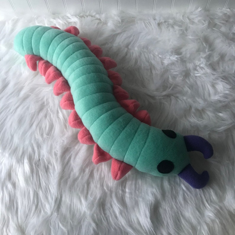 Centipede Plush Pastel Centipede Toy Plush Bug Plush | Etsy