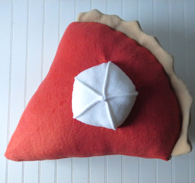 Pumpkin Pie Slice Pillow Plush Pie Food Pillow Food Plush Etsy