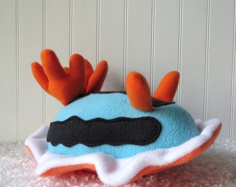 Little Sea Slug, Blue Nudibranch Plush, Chromodoris Willani