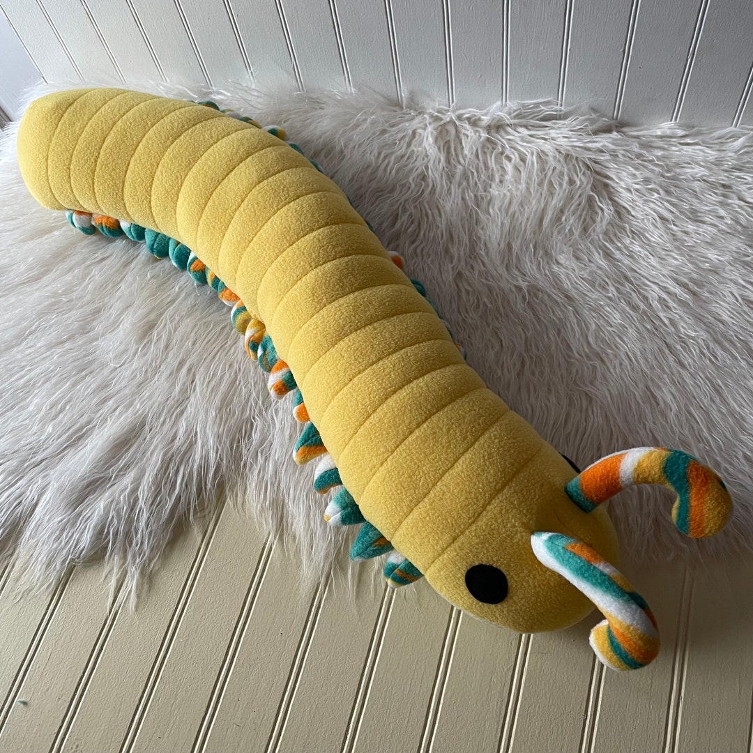 Sandy Canyon Millipede Plush, Millipede Toy, Plush Bug, Plush Insect Etsy