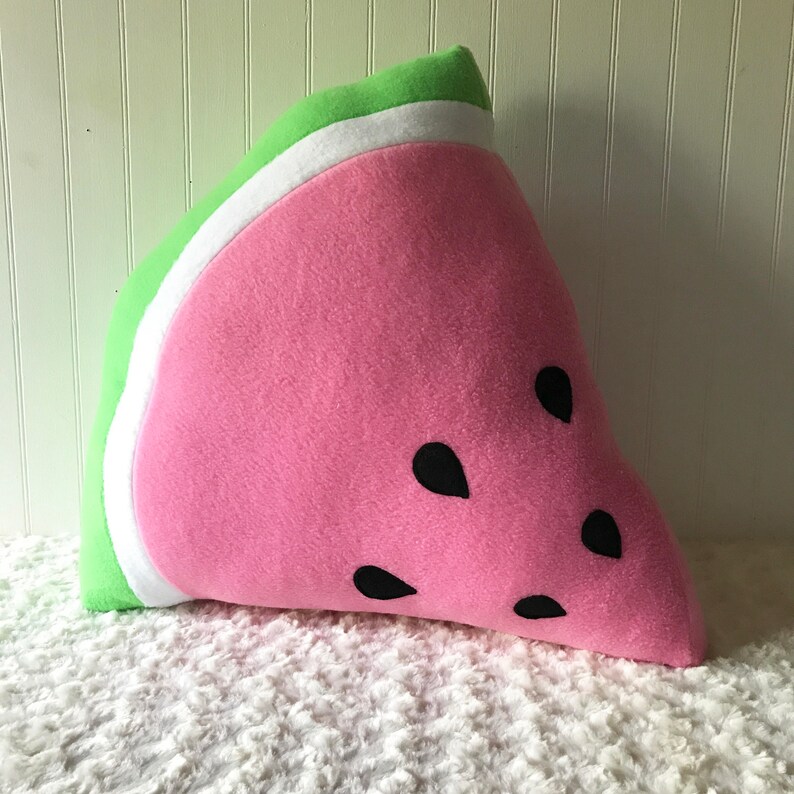 Watermelon Slice Pillow Fruit Pillow Food Pillow Etsy