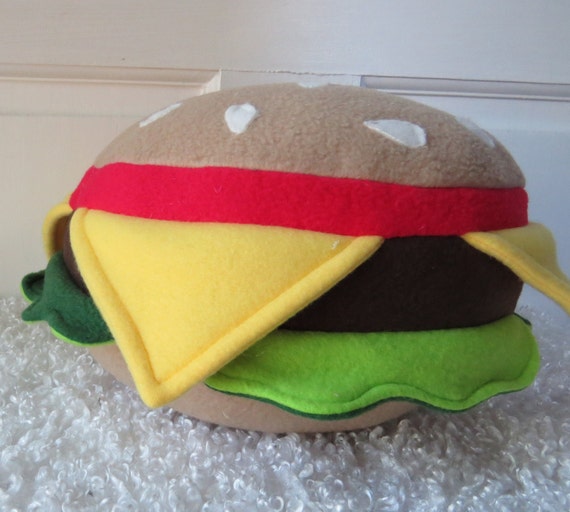 plush hamburger