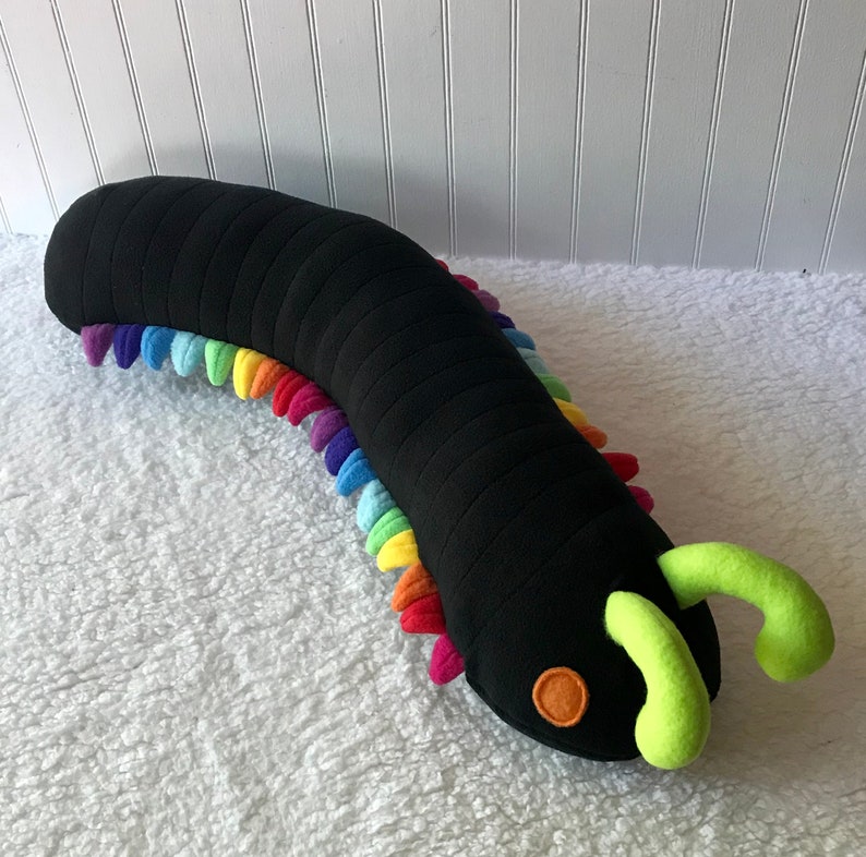 Giant Rainbow Millipede Plush Millipede Toy Plush Bug Plush | Etsy