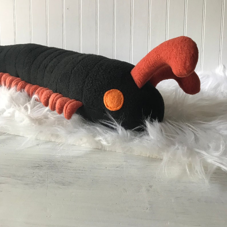 Giant African Millipede Plush Millipede Toy Plush Bug Plush Etsy