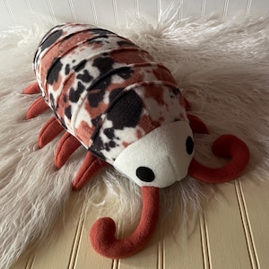 Calico Pill Bug Plush, Potato Bug, Roly Poly Bug