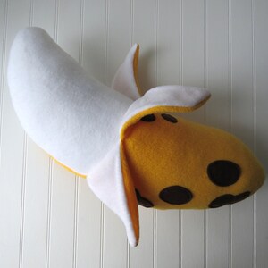 Large Peeling Banana Fruit Soft Stuffed Plush Pillow Toy