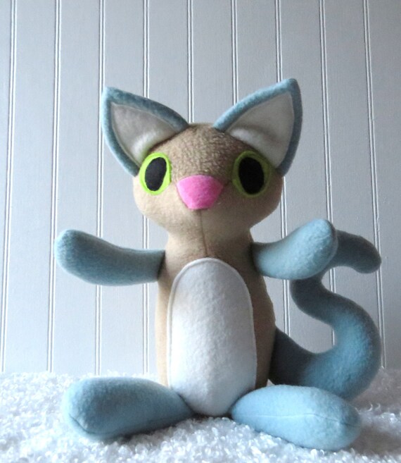 blue point siamese cat stuffed animal