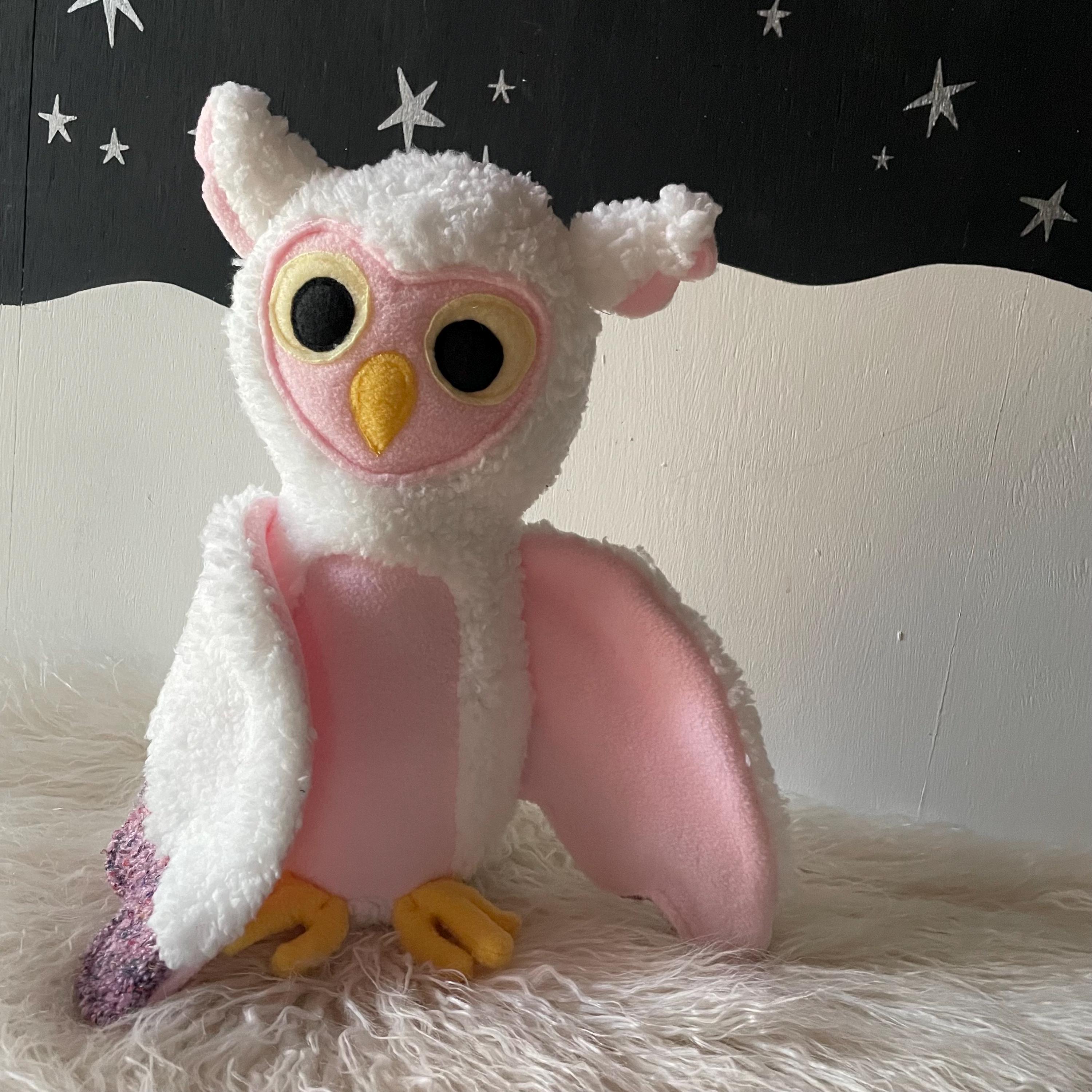 Snowy Owl, Plush Owl, Toy Owl, Owl Doll