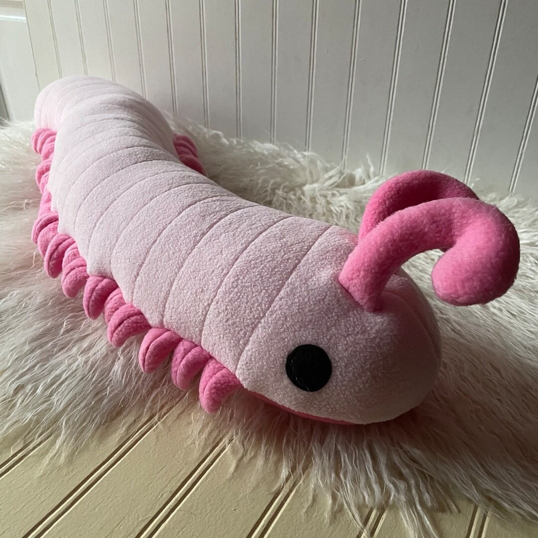 Spring Bloom Millipede Plush, Millipede Toy, Plush Bug, Plush Insect Etsy