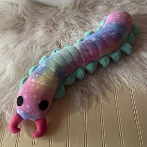 Lullaby Centipede Plush, Centipede Plush, Striped Centipede